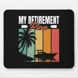 Mousepad Velejador de Barco Engraçado Velejador de Navegaçã