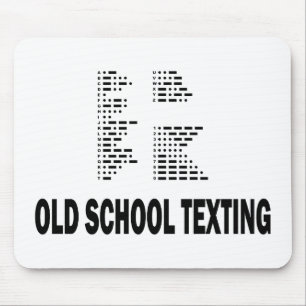 Mousepad Velha escola Texting