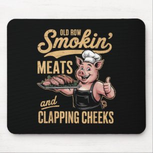 Mousepad Velhas Linhas Fumando Refeições E Fapeando Cheeks 