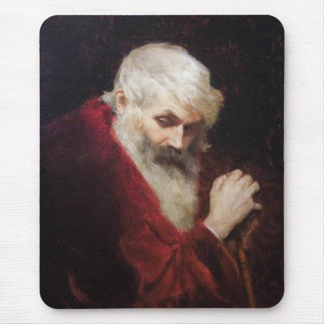 Mousepad Velho Casaco vermelho (Papai Noel) (Natal) (Frente)