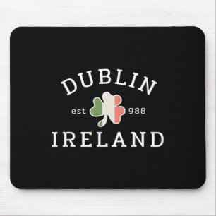 Mousepad Velho Retro Dublin Irlanda Est 988 St Patr