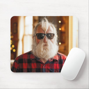 Mousepad Velho Tolo Com Barba Sob Óculos De Sol