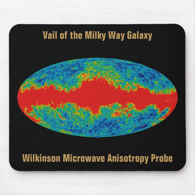 Mousepad Velo da Galáxia Via Láctea Sobre o Universo WMAP (Frente)