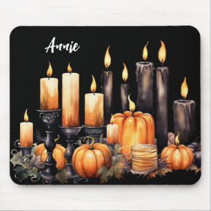 MOUSEPAD VELOCIDADES DE ALOJAMENTO GÓTICO PRETO E LARANJA