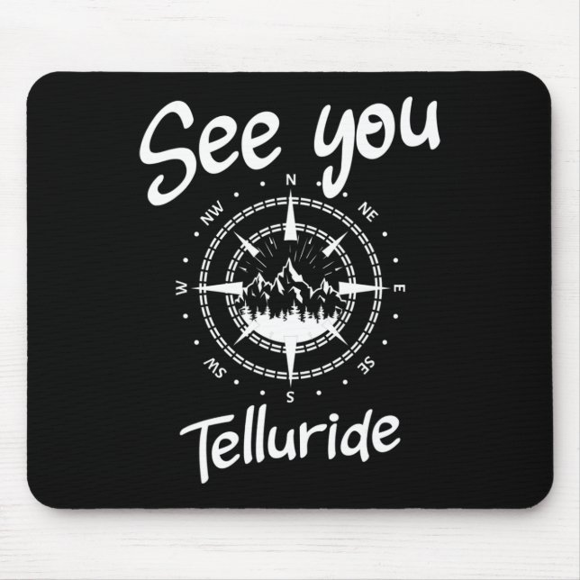 Mousepad Vemo-Nos Em Telluride Usa Vacinação Ski Comp (Frente)