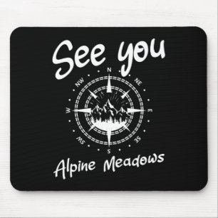 Mousepad Vemo-Nos Nos Prados Alpinos No Oeste, Férias Unida