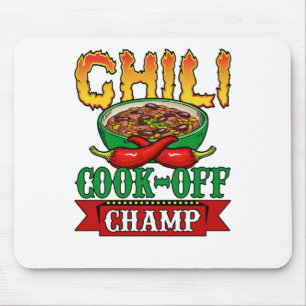 Mousepad Vencedor da competição Chili Cook Off Champ