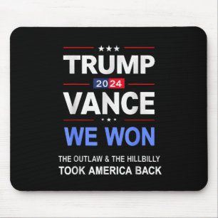 Mousepad Vencedor do Trump Vance que ganhamos em Byck Ameri