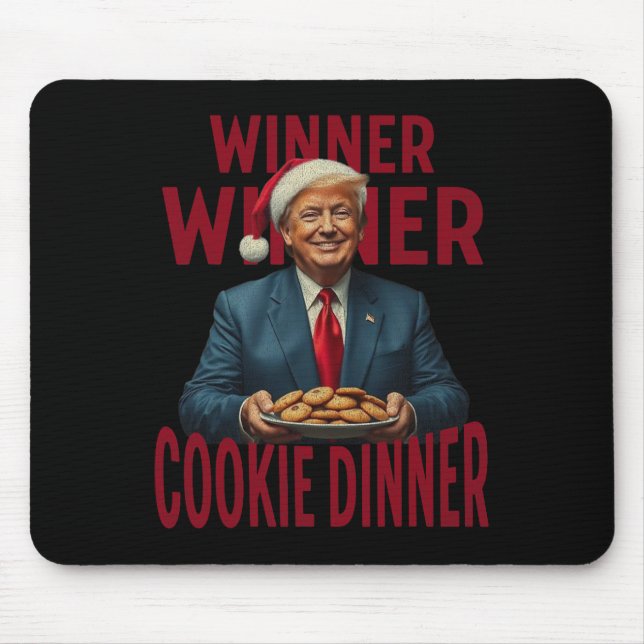 Mousepad Vencedor Janto Cookie Funny Trump 2024 47th (Frente)