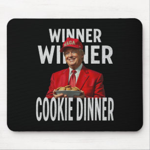 Mousepad Vencedor Janto Cookie Funny Trump 2024 47th