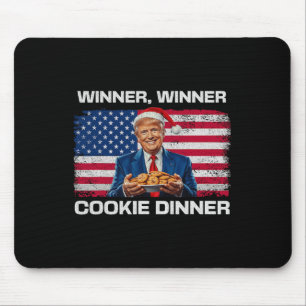 Mousepad Vencedor Janto Cookie Funny Trump 2024 47th