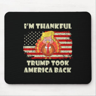 Mousepad Vencedor, sou grato Trump Won, levou a América Ck