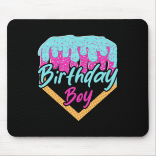 Mousepad Vende 10 anos de Sorvete Drip 10º Aniversário