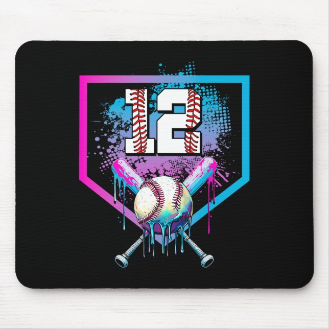 Mousepad Vender 12 de Aniversário para Casa Branca Jovens 1 (Frente)