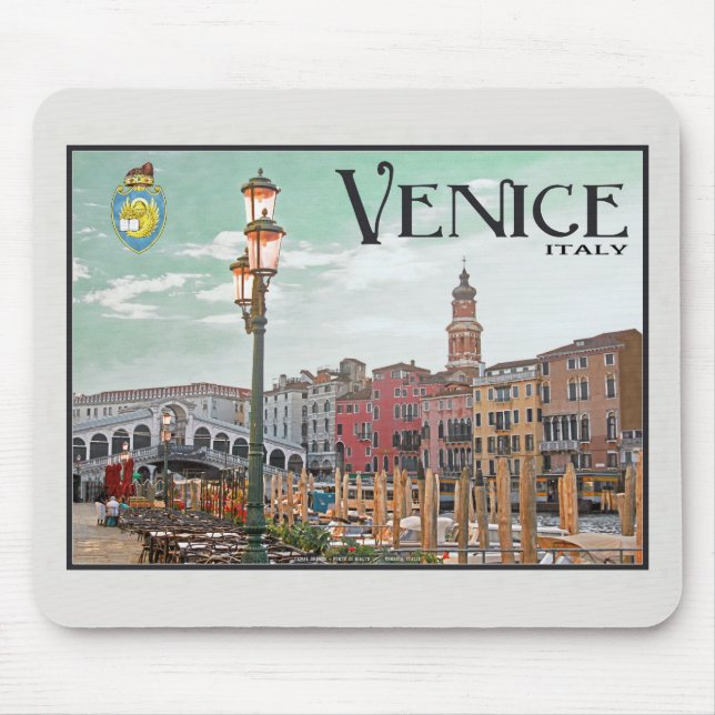 Mousepad Veneza - o canal grande (Frente)