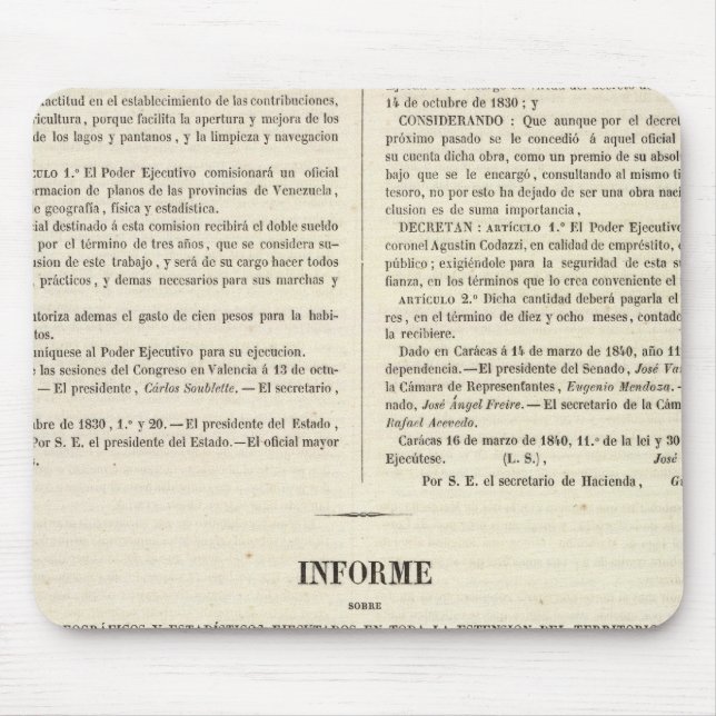 Mousepad Venezuela 2 (Frente)