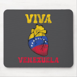 Mousepad Venezuela Livre 2026 Bandeira do Coração da Venezu