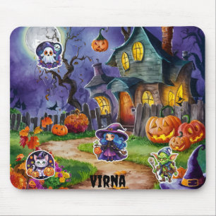 Mousepad Venha se juntar à diversão da bruxa!