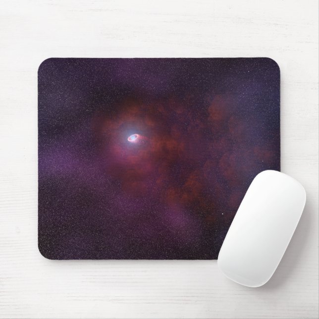 Mousepad Vento Pulsar De Uma Estrela De Neutron. (Com mouse)