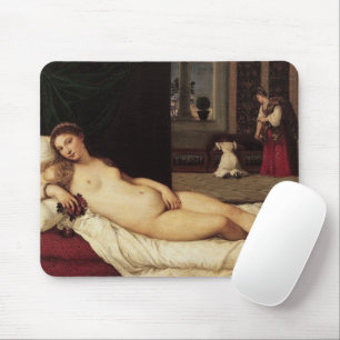 Mousepad Vênus de Urbino Titian 1538 Veneza
