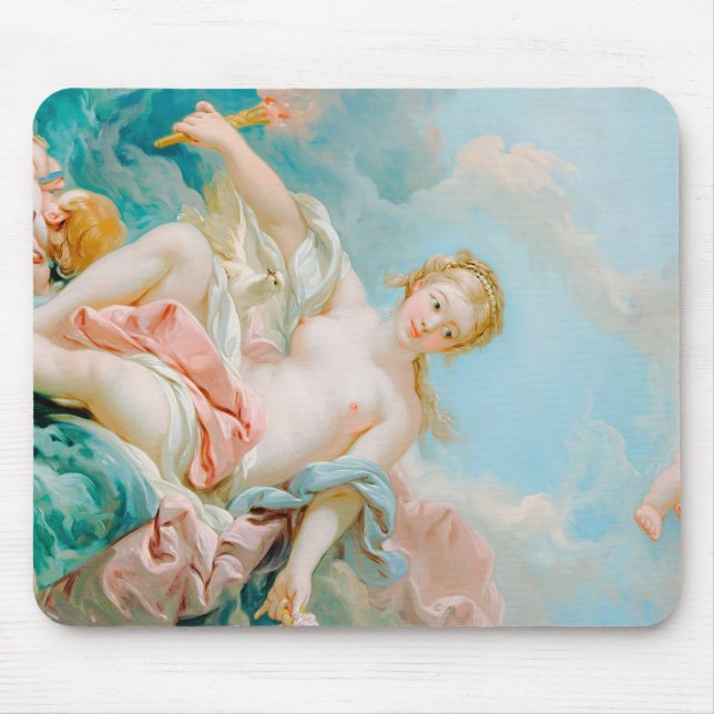 Mousepad Vênus nas ondas de François Boucher (Frente)