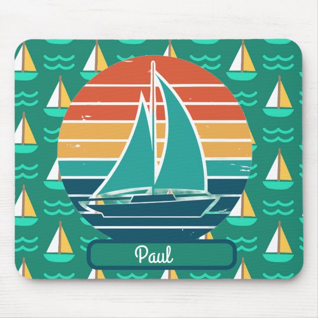 Mousepad Verão de veleiro (Frente)