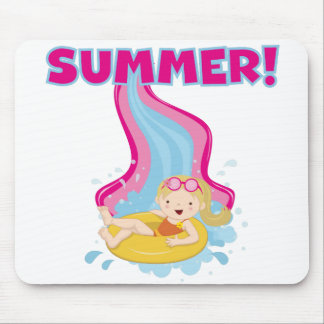Mousepad Verão louro da menina