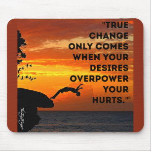 Mousepad "Verdadeira mudança"