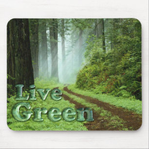 Mousepad Verde ao Vivo - Floresta