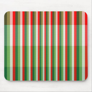 Mousepad Verde, Branco Estrela e Padrão de Sobreposição de