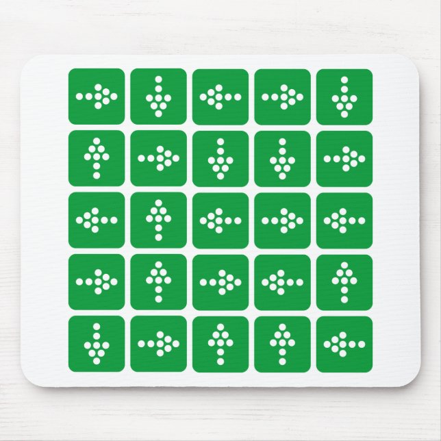 Mousepad Verde com seta de LED (Frente)
