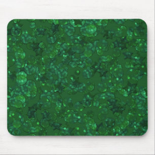 Mousepad Verde, confete, brilho