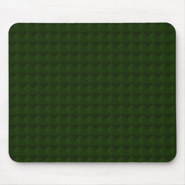 Mousepad Verde conífero, sólido, geométrico. (Frente)