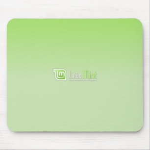 Mousepad Verde da hortelã de Linux