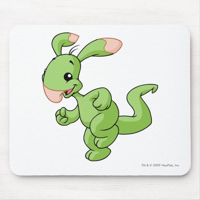 Mousepad Verde de Blumaroo (Frente)