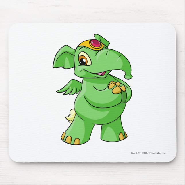 Mousepad Verde de Elephante (Frente)
