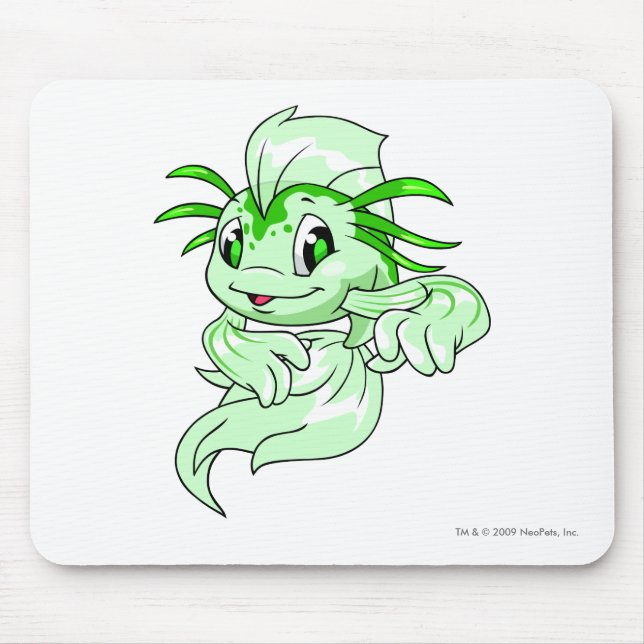 Mousepad Verde de Koi (Frente)