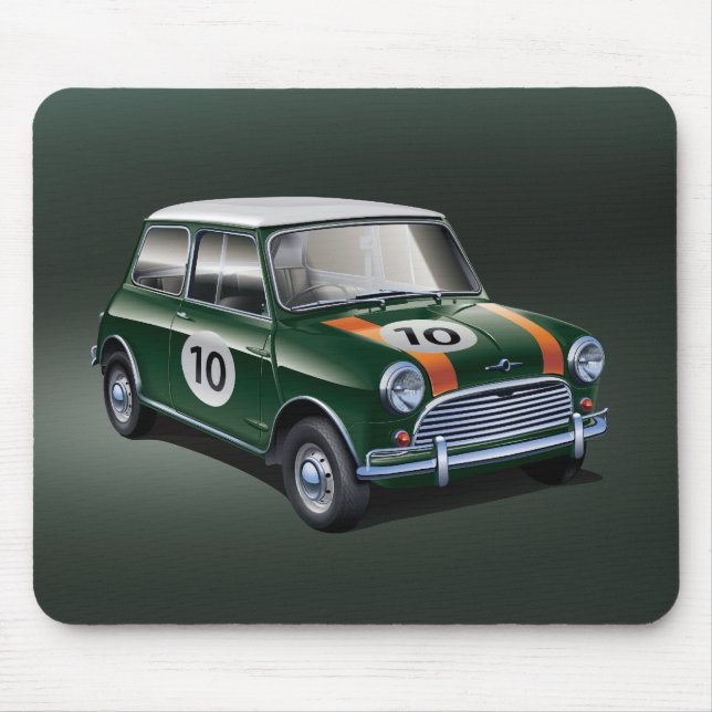 Mousepad Verde de MiniCooper S1 (Frente)
