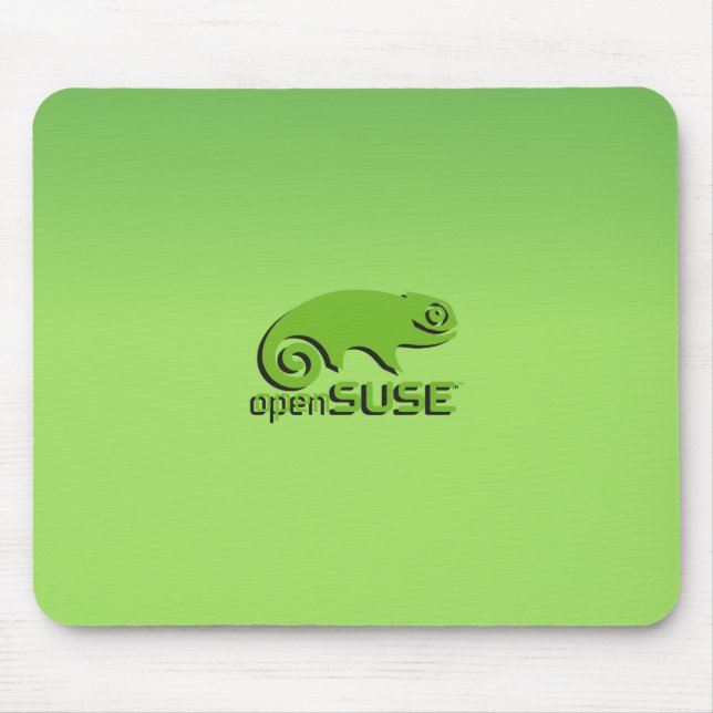 Mousepad Verde de OpenSuse Linux (Frente)
