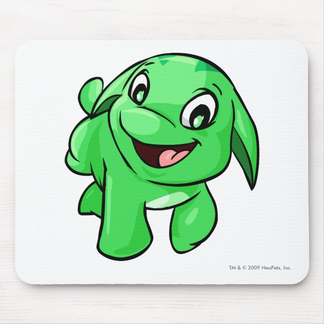 Mousepad Verde de Poogle (Frente)