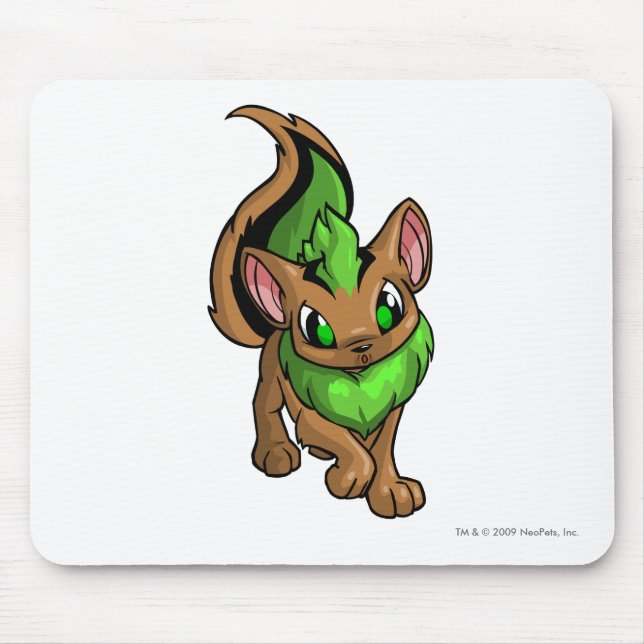 Mousepad Verde de Xweetok (Frente)
