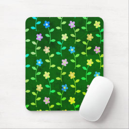 Mousepad Verde Floral