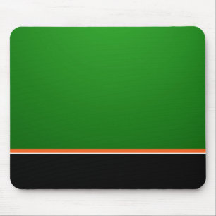 Mousepad Verde Laranja Preto Mousemat
