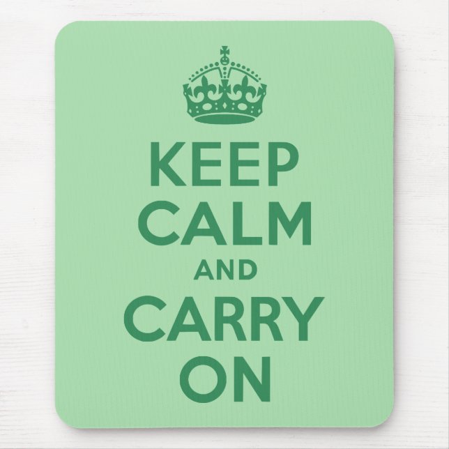 Mousepad Verde-Mar Calma e Continua (Frente)
