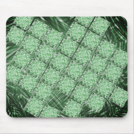 MousePad verde oliva com quadros 'faltando'