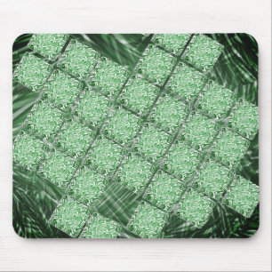 MousePad verde oliva com quadros 'faltando'