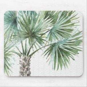 Mousepad Verdes misturados mim palmas tropicais