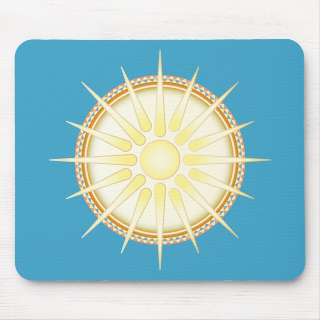 Mousepad Vergina Sun (Estrela de Vergina) (Frente)