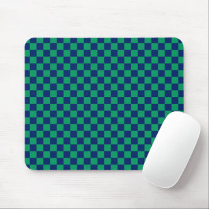 Mousepad Verificações Verdes Retroazuis Verificadas