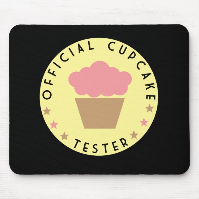 Mousepad Verificador do cupcake (Frente)